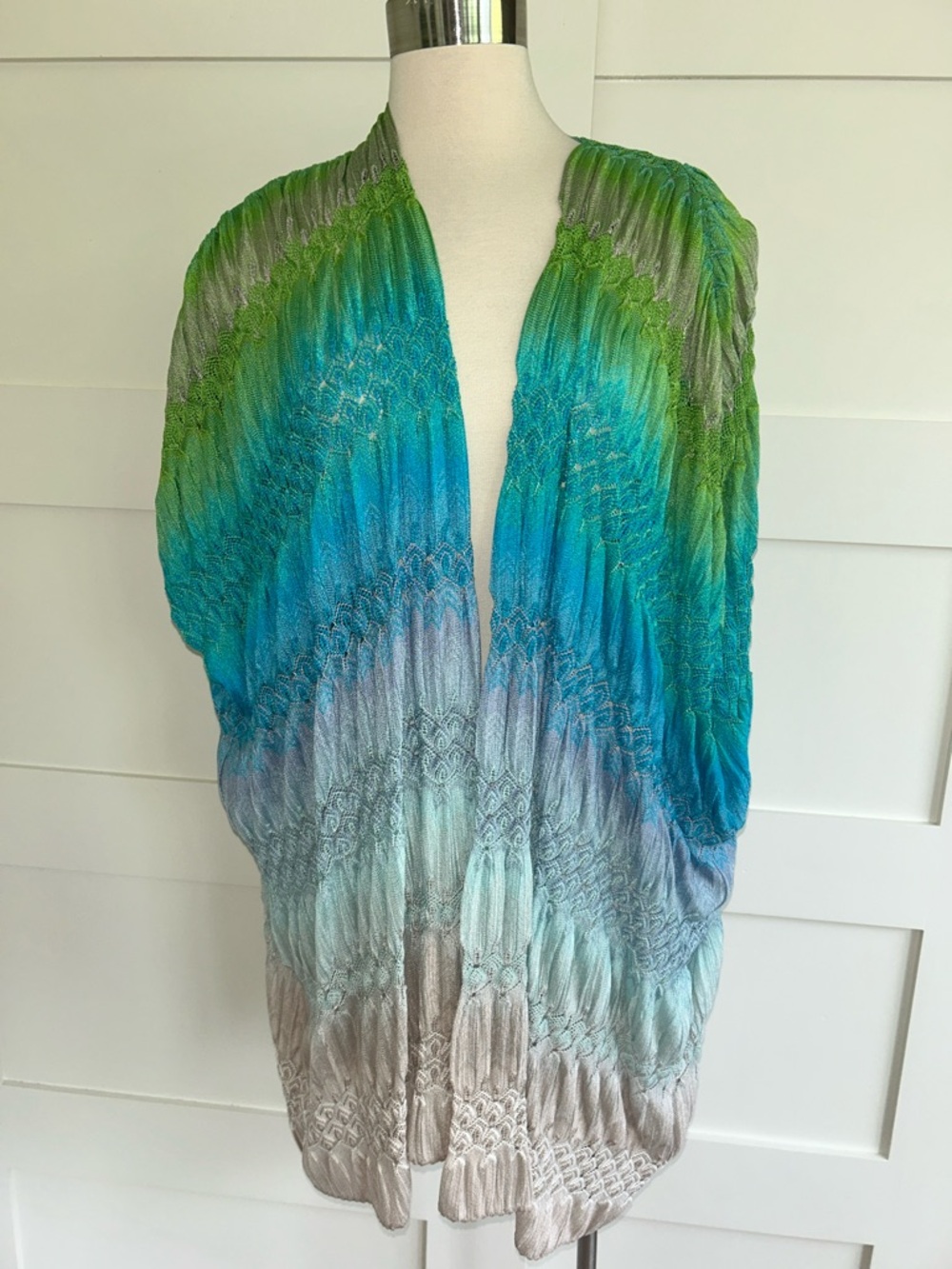 Authentic Missoni open front ombré cardigan